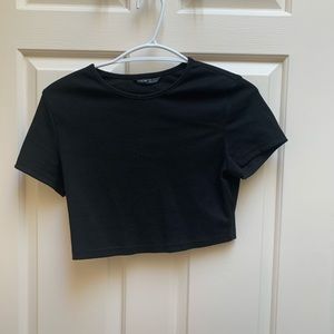 Shein black crop top. Never worn